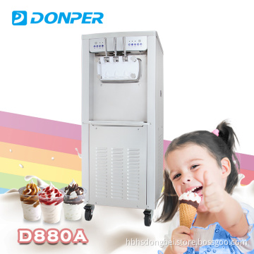 Icecreammaker  commercial with Air pump soft ice cream machine